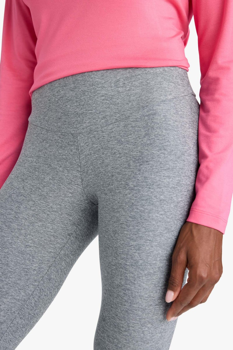 DeFacto Grey Woman Ankle Length Leggings Casual - Image 5